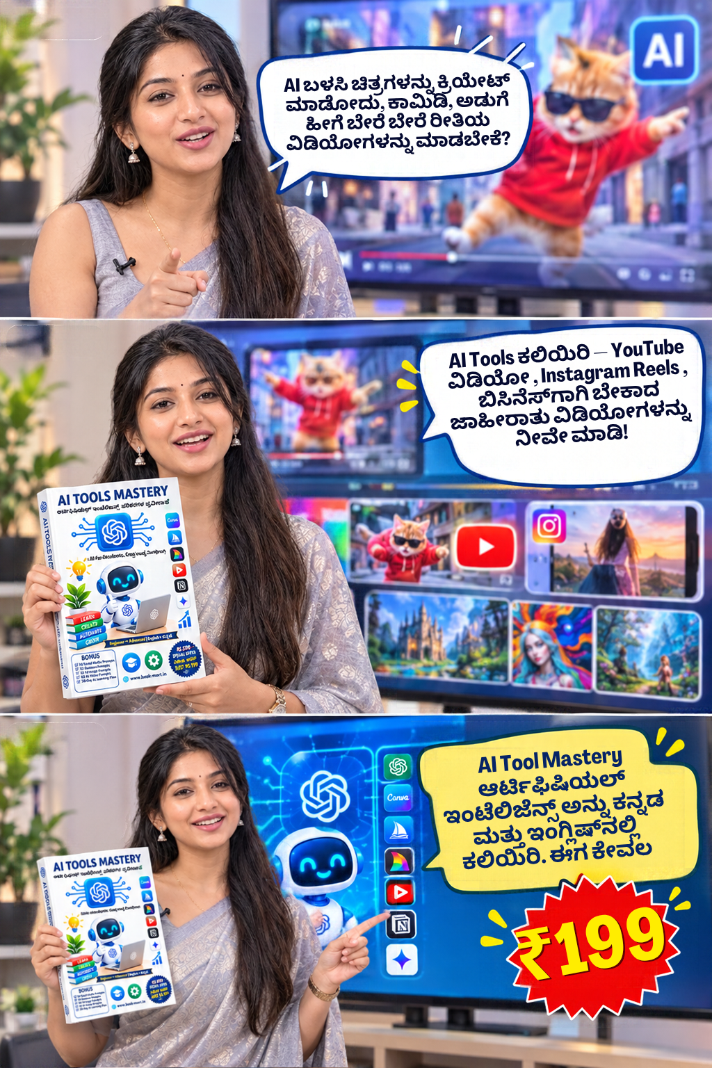 ಆರ್ಟಿಫಿಷಿಯಲ್ ಇಂಟೆಲಿಜೆನ್ಸ್ ಉಪಕರಣಗಳ ಪ್ರವೀಣತೆ | AI TOOLS MASTERY